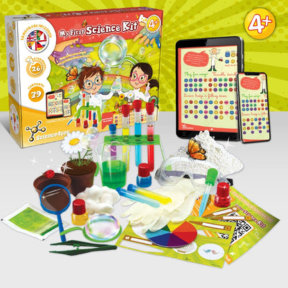 My First Science Kit I promotional game in assorted (detail view) with custom logo branding