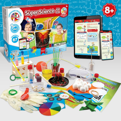 6 in 1 Super Science Kit I promotional game in assorted (detail view) with custom logo branding