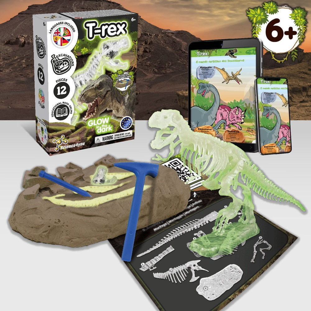 Fossil Excavation Kit I promotional game in assorted (detail view) with custom logo branding