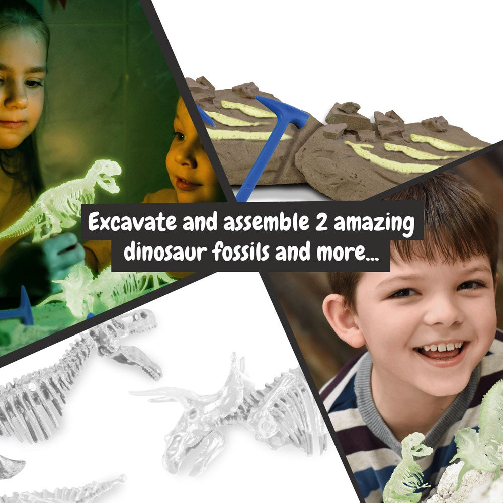2 in 1 Fossil Excavation Kit I promotional game in assorted with custom logo branding