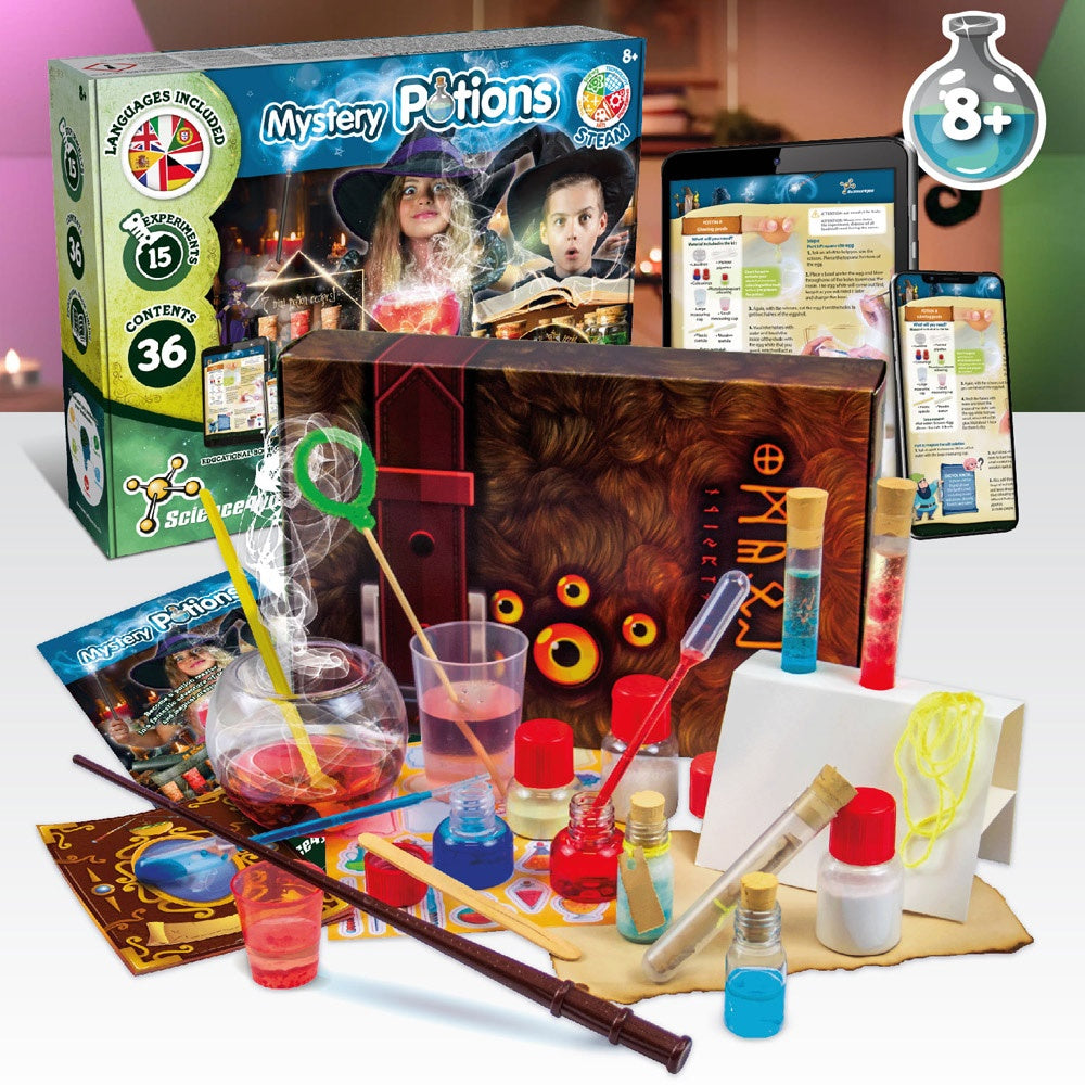Mystery Potions Kit I promotional game in assorted (detail view) with custom logo branding