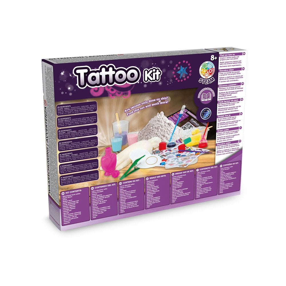 Tattoo Factory Kit I promotional game in assorted (detail view) with custom logo branding