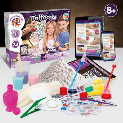Tattoo Factory Kit I promotional game in assorted (detail view) with custom logo branding