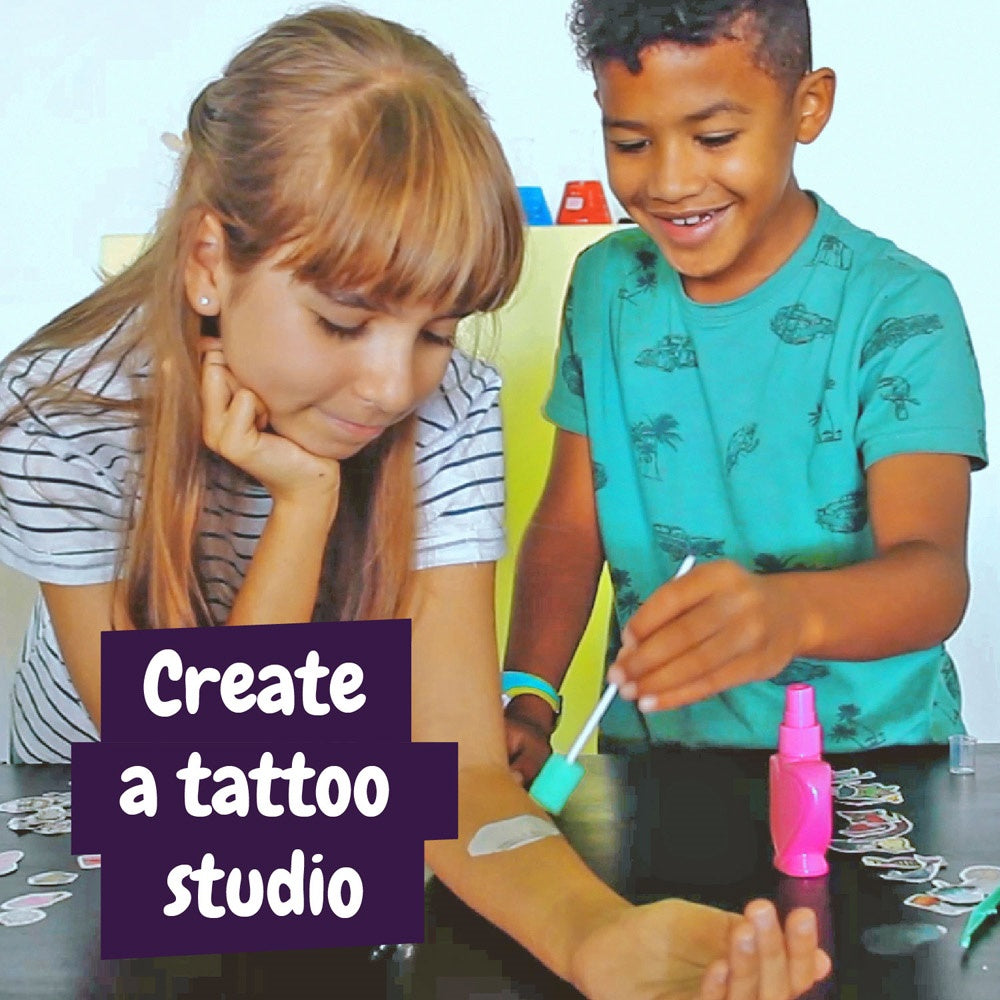 Tattoo Factory Kit I promotional game in assorted (detail view) with custom logo branding