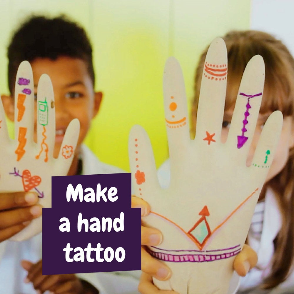 Tattoo Factory Kit I promotional game in assorted (detail view) with custom logo branding