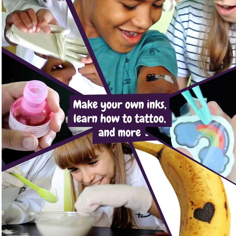 Tattoo Factory Kit I promotional game in assorted (detail view) with custom logo branding