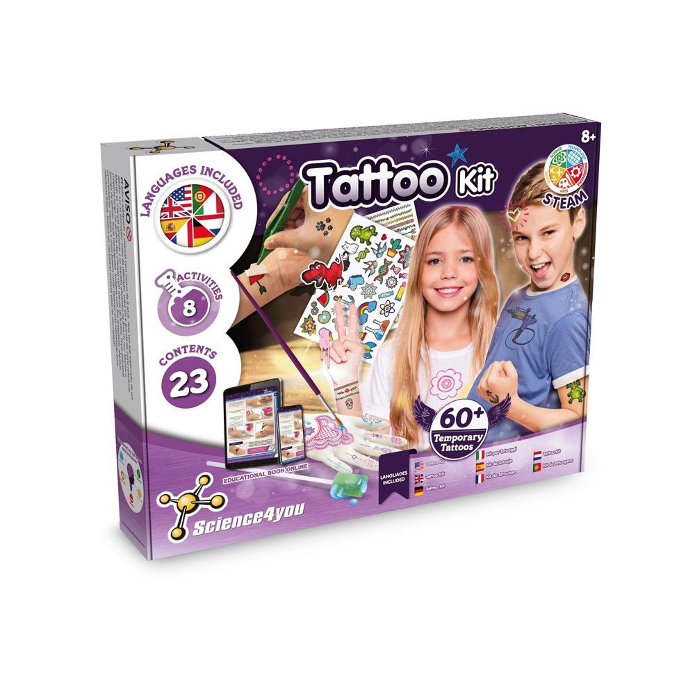 Tattoo Factory Kit I promotional game in assorted with custom logo branding