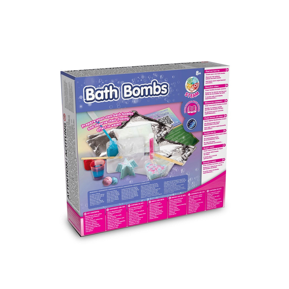 Bath Bombs Kit I promotional game in assorted (detail view) with custom logo branding