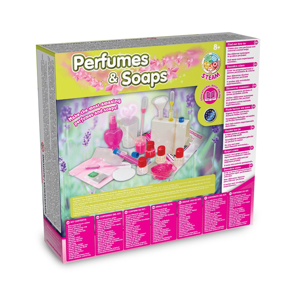 Perfume & Soap Factory Kit I promotional game in assorted (detail view) with custom logo branding