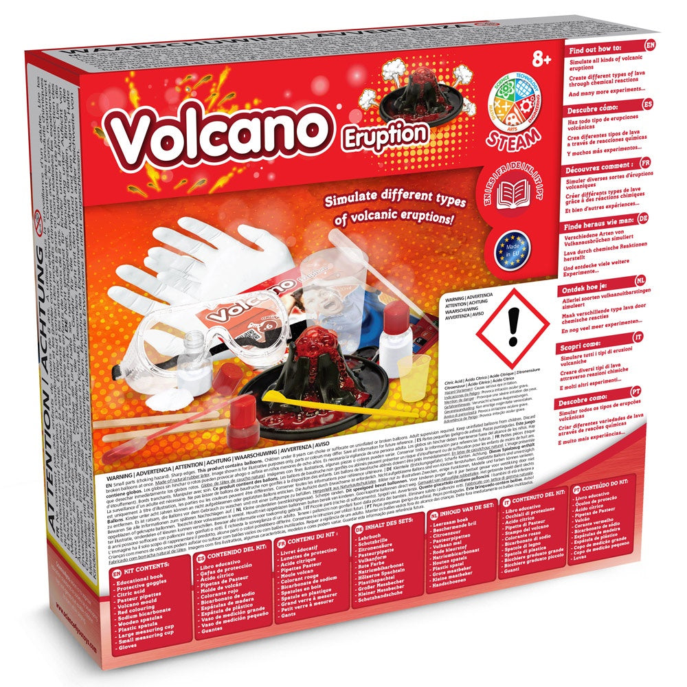 VOLCANIC ERUPTION GAME promotional game in assorted (detail view) with custom logo branding
