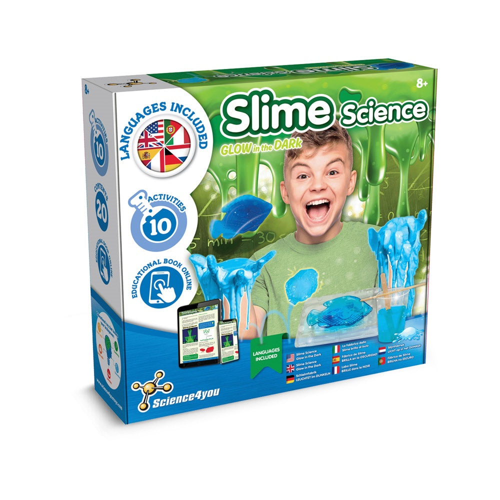 SLIME FACTORY GAME promotional game (complete set view) with custom logo branding