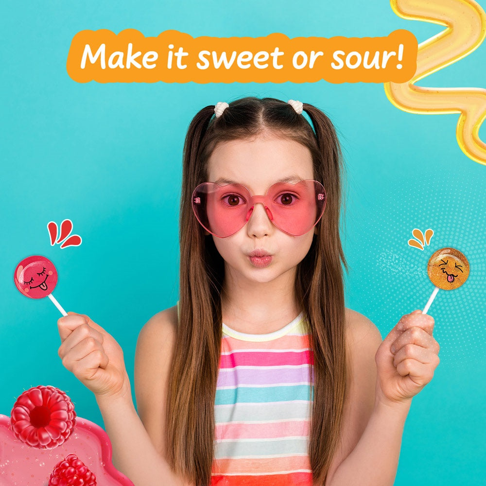LOLLIPOP FACTORY promotional game in assorted (detail view) with custom logo branding