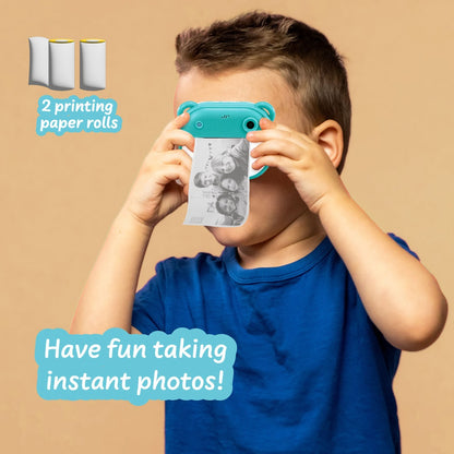 INSTANT CAMERA promotional game in assorted (detail view) with custom logo branding