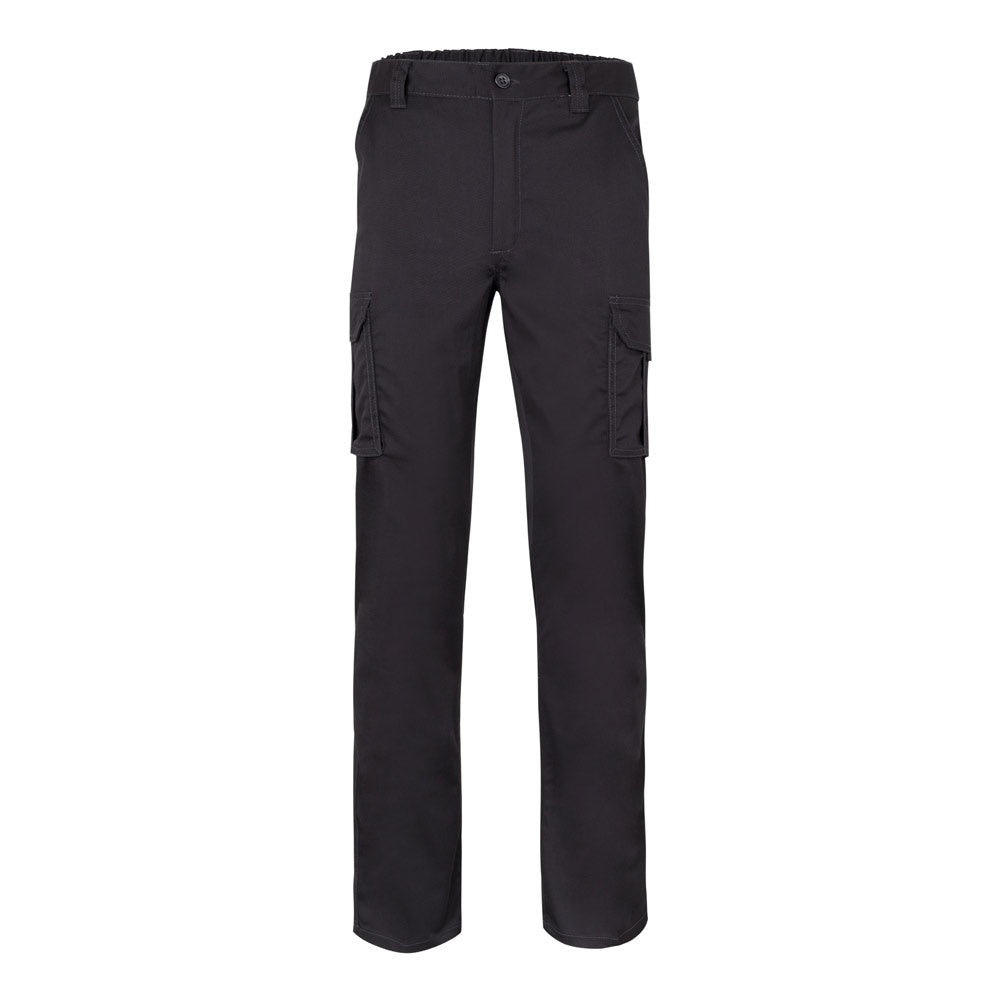 VL LUGH promotional workwear garment in black with custom logo branding