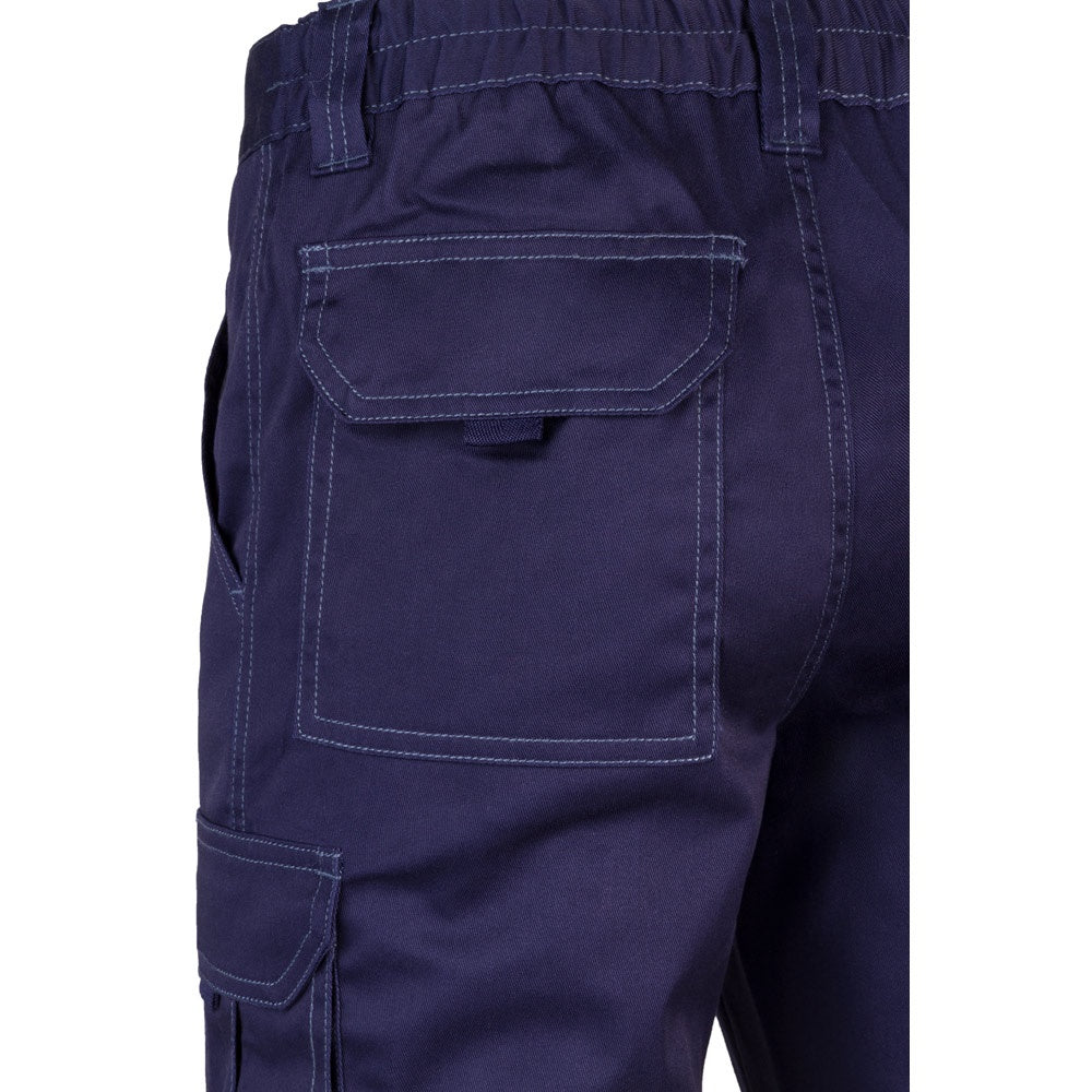 VL LUGH promotional workwear garment in blue with custom logo branding