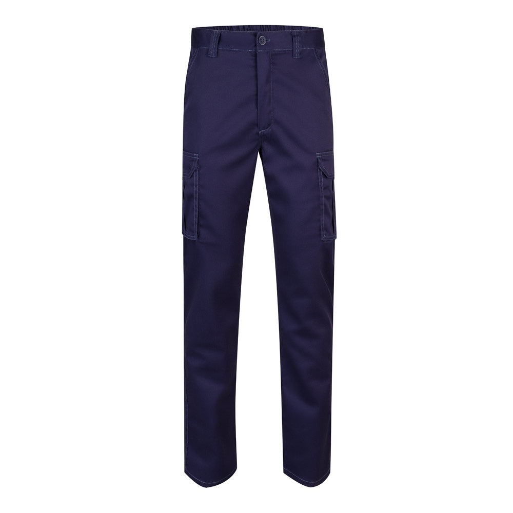 VL LUGH promotional workwear garment in blue with custom logo branding