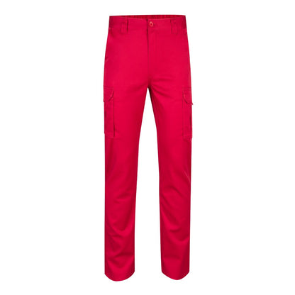 VL LUGH promotional workwear garment in red with custom logo branding