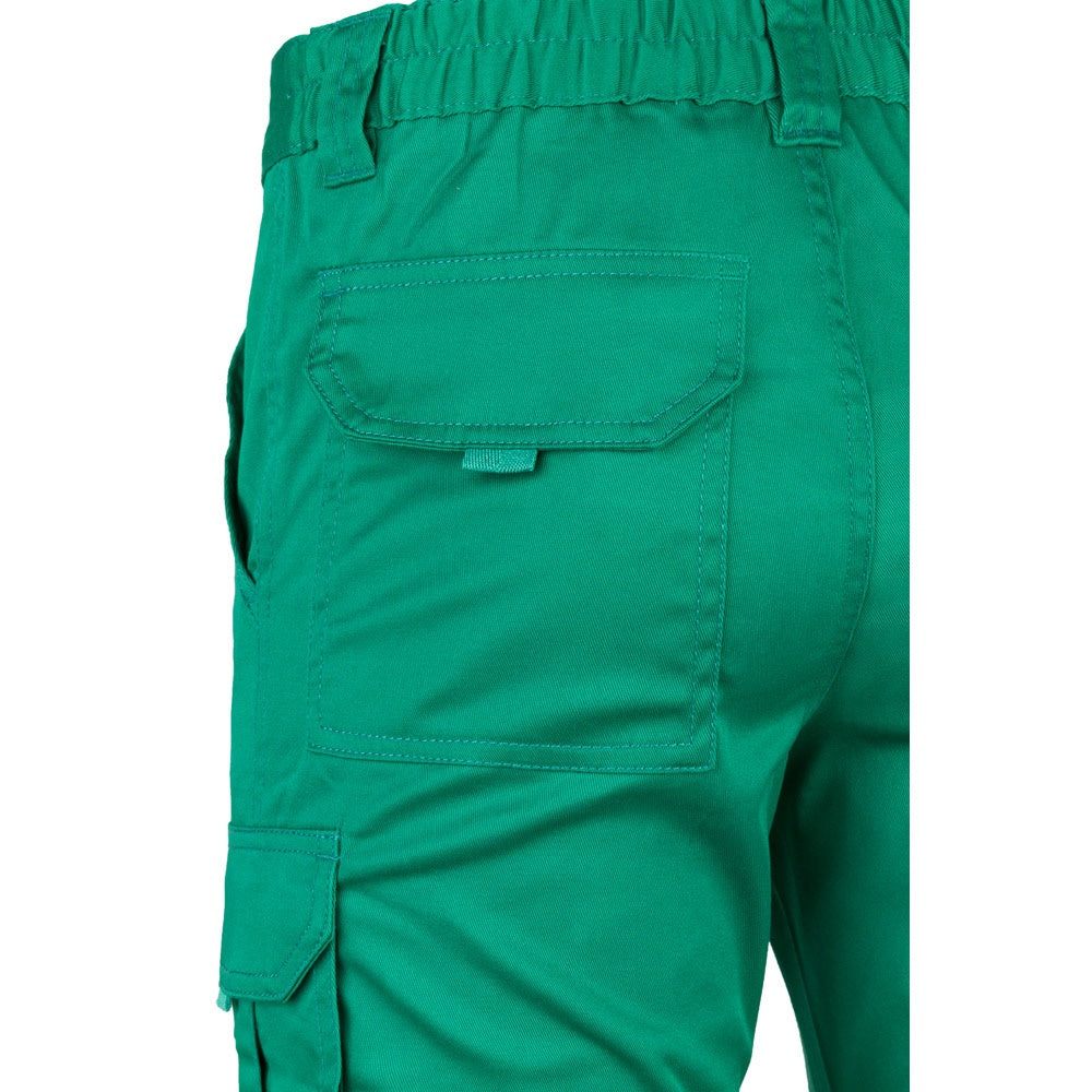 VL LUGH promotional workwear garment in green with custom logo branding