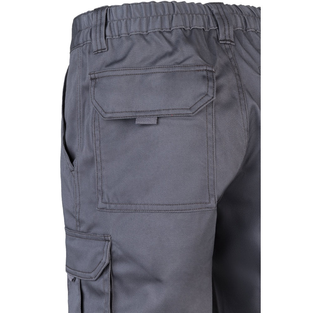 VL LUGH promotional workwear garment in grey with custom logo branding
