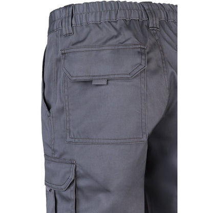 VL LUGH promotional workwear garment in grey with custom logo branding