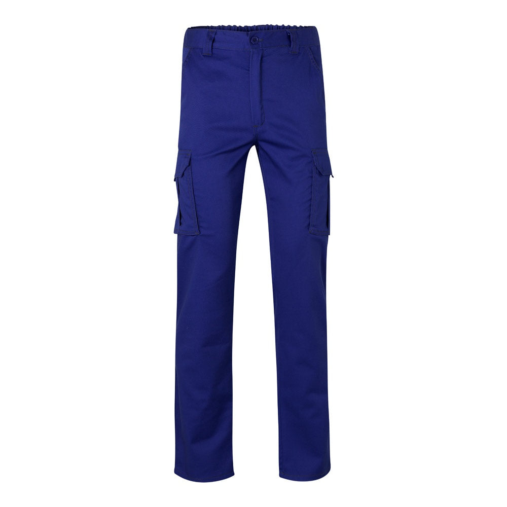 VL LUGH promotional workwear garment in royal blue with custom logo branding