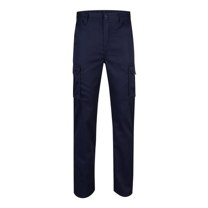 VL LUGH promotional workwear garment in navy blue with custom logo branding