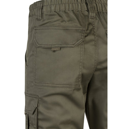 VL LUGH promotional workwear garment in army green with custom logo branding