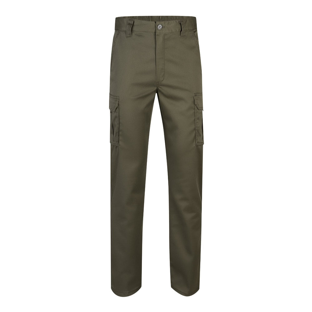 VL LUGH promotional workwear garment in army green with custom logo branding