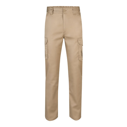 VL LUGH promotional workwear garment in light natural with custom logo branding