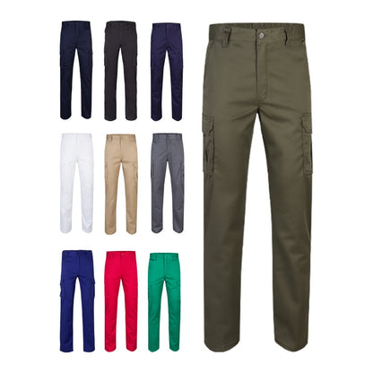 VL LUGH promotional workwear garment in army green (complete set view) with custom logo branding