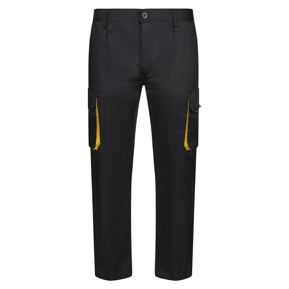 VL HYPNOS promotional workwear garment in black / yellow with custom logo branding