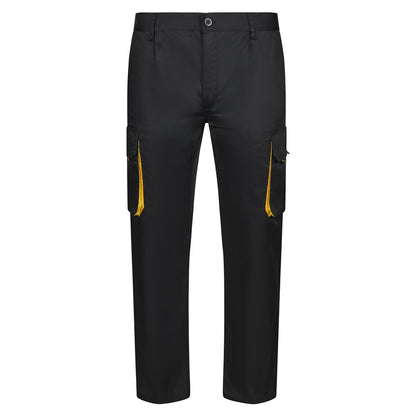 VL HYPNOS promotional workwear garment in black / yellow with custom logo branding