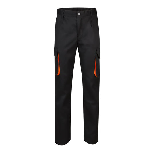 VL HYPNOS promotional workwear garment in black / orange with custom logo branding