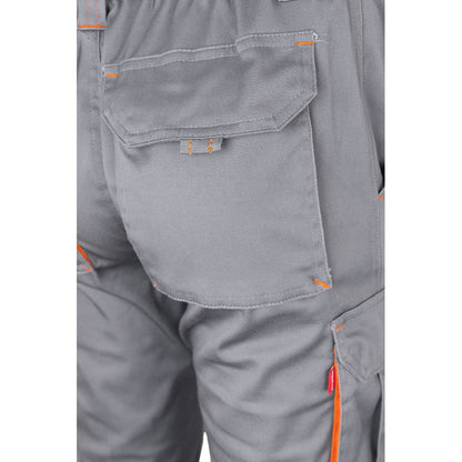 VL HYPNOS promotional workwear garment in grey / orange with custom logo branding