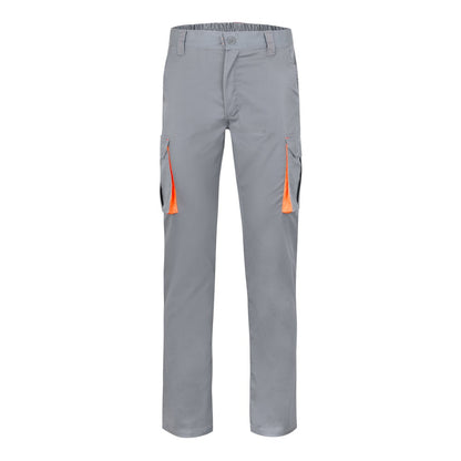 VL HYPNOS promotional workwear garment in grey / orange with custom logo branding