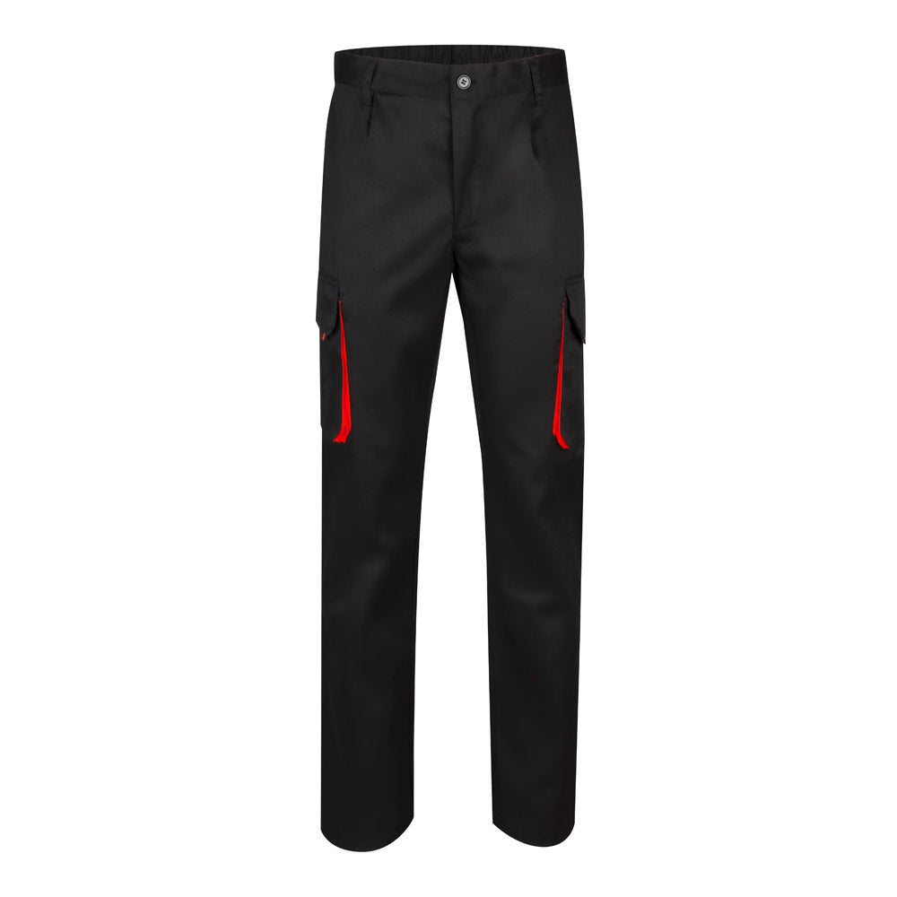 VL HYPNOS promotional workwear garment in black / red with custom logo branding