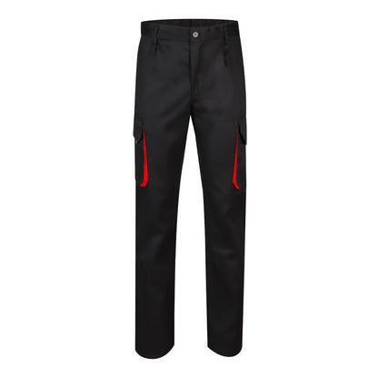 VL HYPNOS promotional workwear garment in black / red with custom logo branding