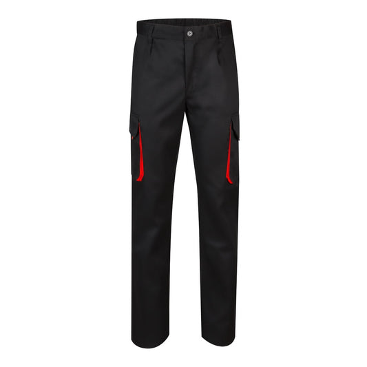 VL HYPNOS promotional workwear garment in black / red with custom logo branding
