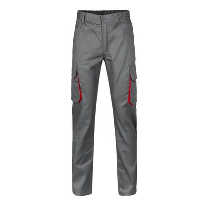 VL HYPNOS promotional workwear garment in grey / red with custom logo branding