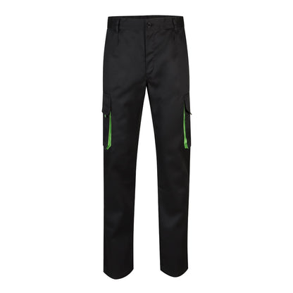 VL HYPNOS promotional workwear garment in black / green with custom logo branding