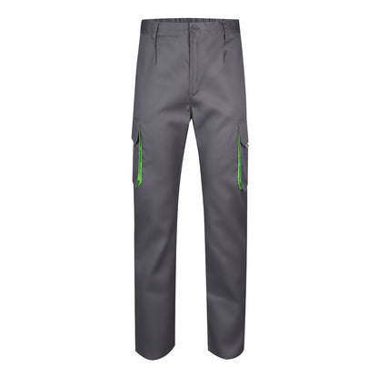 VL HYPNOS promotional workwear garment in grey / green with custom logo branding