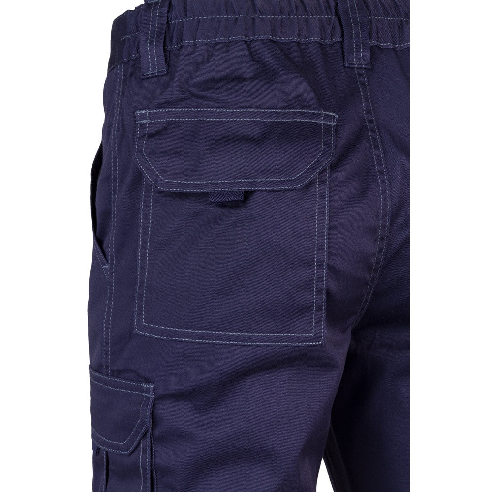 VL PAN promotional workwear garment in blue with custom logo branding