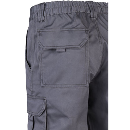 VL PAN promotional workwear garment in grey with custom logo branding