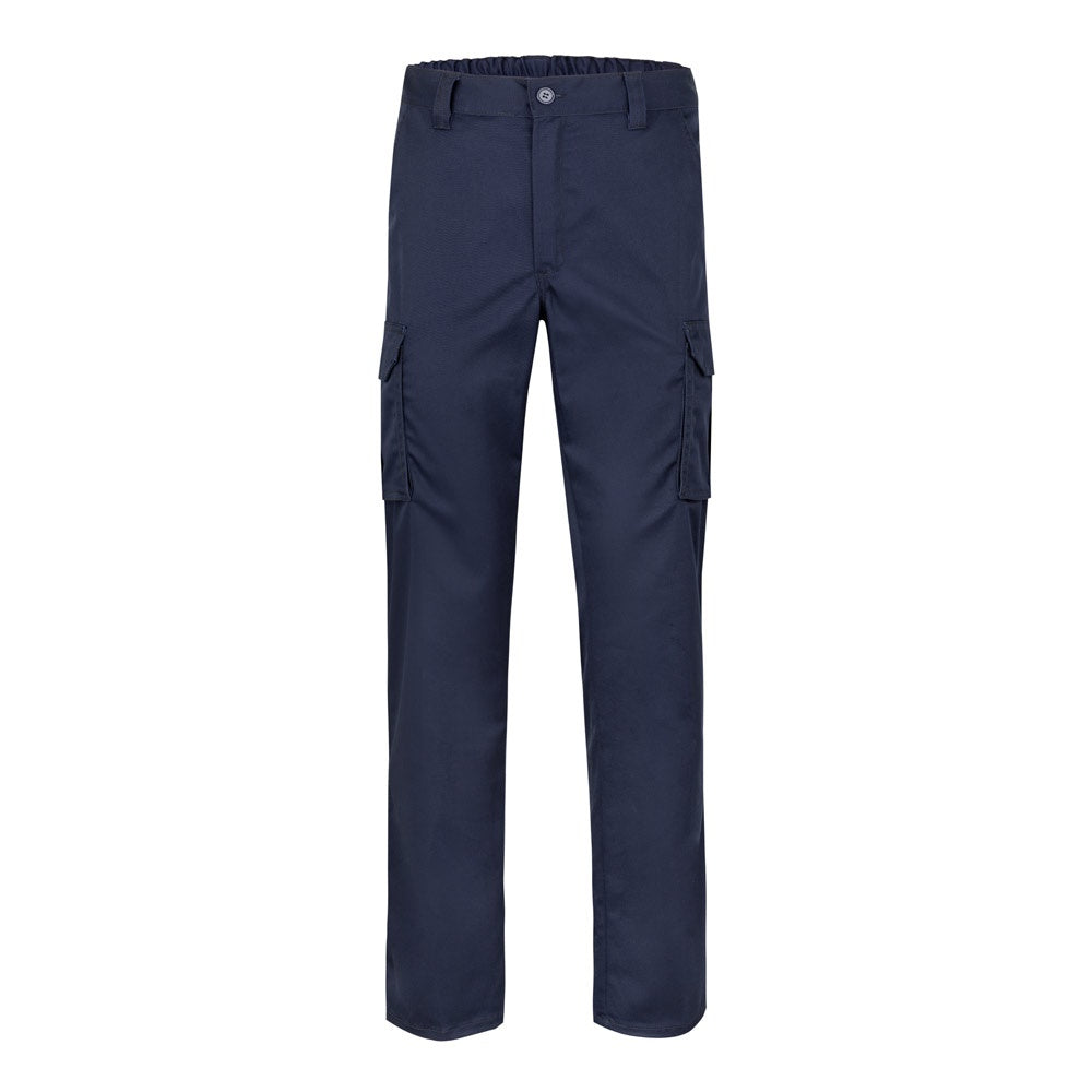 VL PAN promotional workwear garment in navy blue with custom logo branding