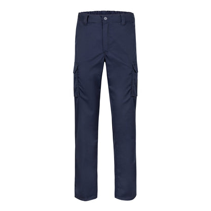 VL PAN promotional workwear garment in navy blue with custom logo branding