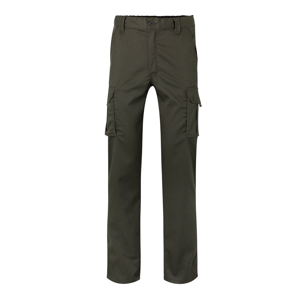 VL PAN promotional workwear garment in army green with custom logo branding