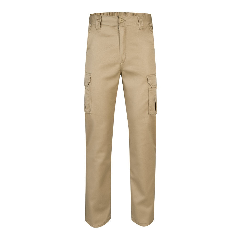 VL PAN promotional workwear garment in light natural with custom logo branding