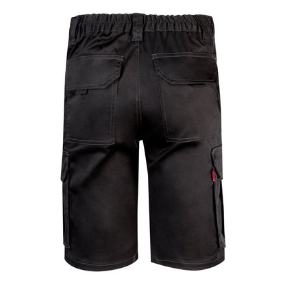 VL HEBE promotional sports garment in black (detail view) with custom logo branding