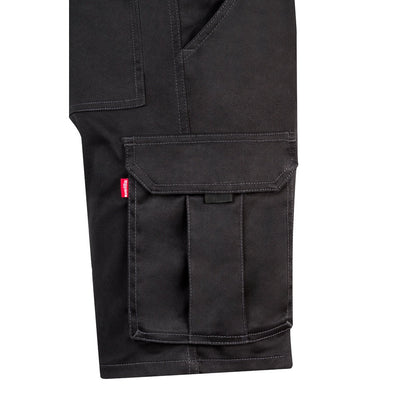 VL HEBE promotional sports garment in black (detail view) with custom logo branding