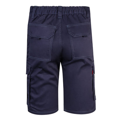 VL HEBE promotional sports garment in blue (detail view) with custom logo branding